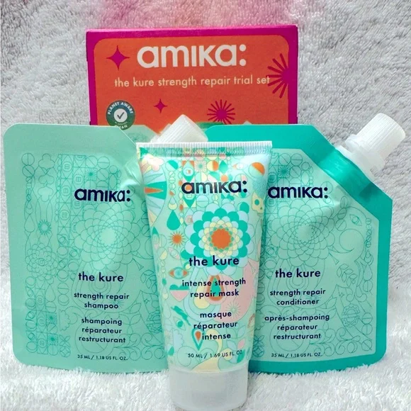 Amika The Kure Strength Repair 3 Piece Trial Set BRAND NEW/SEALED - Picture 8 of 13